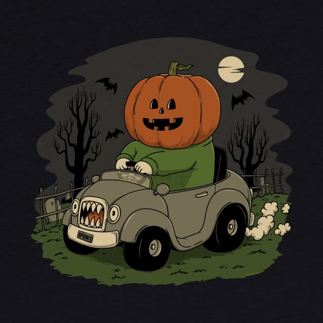 Spooky Night Ride by pigboom